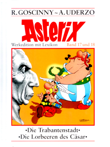 Asterix – Werkedition mit Lexikon – Band 17 & 18 – Die Lorbeeren des Cäsar / Die Trabantenstadt*