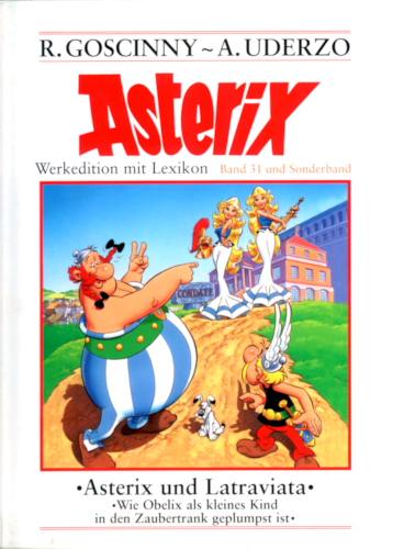 Asterix – Werkedition mit Lexikon – Band 31 & Sonderband – Asterix und Latraviata / Wie Obelix als kleiner Junge in den Zaubertrank gefallen ist*