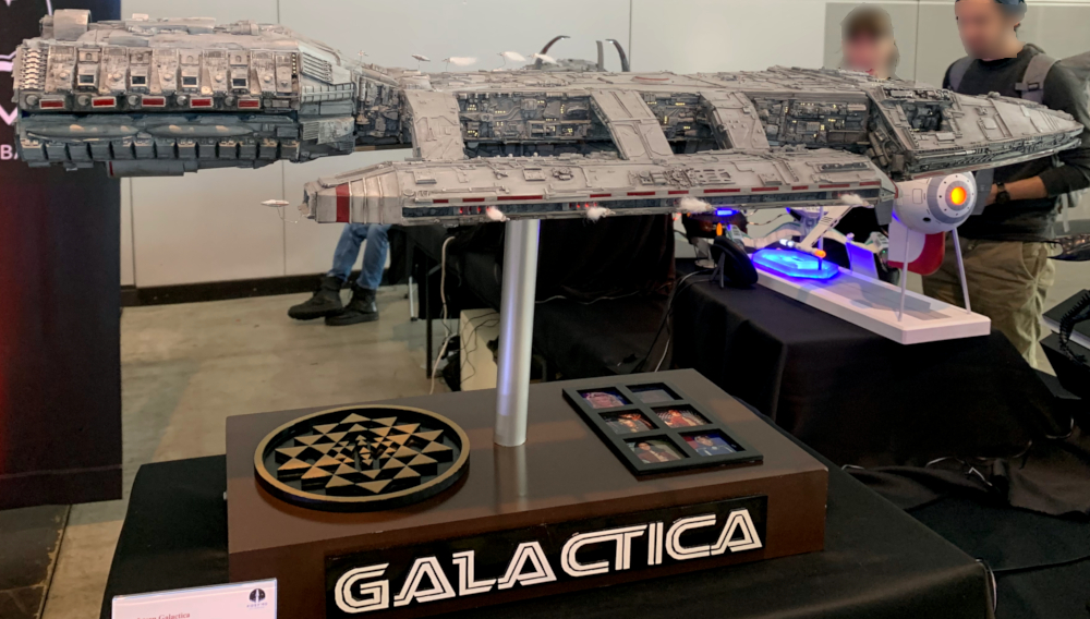 ComicCon Stuttgart 2023 - Modellbau - Sternenschiff aus Kampfstern Galactica
