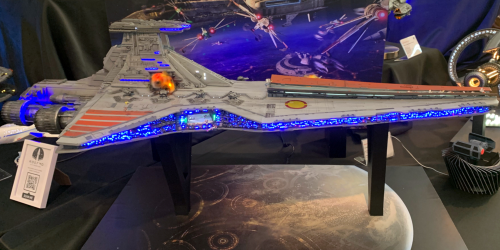 ComicCon Stuttgart 2023 - Modellbau - Sternenzerstörer der Venator-Klasse aus Star Wars