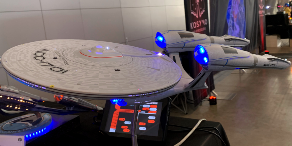 ComicCon Stuttgart 2023 - Modellbau - U.S.S.-Enterprise der Originalserie in der Komplettansicht