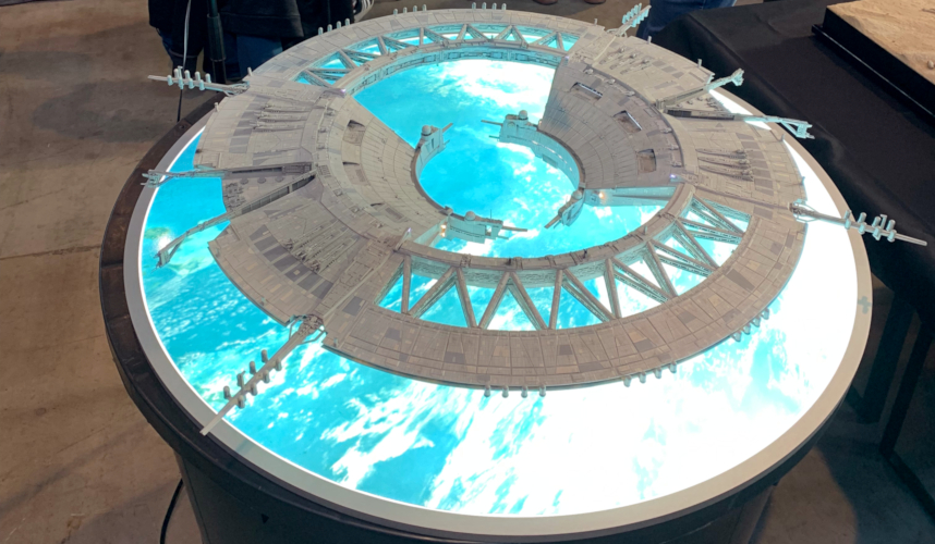 ComicCon Stuttgart 2023 - Modellbau - Shield Gate Space Station aus Star Wars